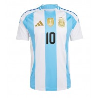 Fotbalové Dres Argentina Lionel Messi #10 Domácí Copa America 2024 Krátký Rukáv